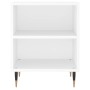 Mesita de noche madera de ingeniería blancp 40x30x50 cm de , Mesitas de noche - Ref: Foro24-826764, Precio: 35,16 €