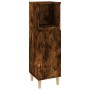 Armario de baño madera contrachapada roble ahumado 30x30x100 cm von , Badezimmermöbel - Ref: Foro24-819809, Preis: 56,02 €, R...