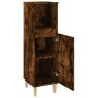 Armario de baño madera contrachapada roble ahumado 30x30x100 cm von , Badezimmermöbel - Ref: Foro24-819809, Preis: 56,02 €, R...