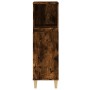 Armario de baño madera contrachapada roble ahumado 30x30x100 cm von , Badezimmermöbel - Ref: Foro24-819809, Preis: 56,02 €, R...
