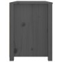 Armario auxiliar de madera maciza de pino gris 100x40x54 cm de , Aparadores - Ref: Foro24-821776, Precio: 141,36 €
