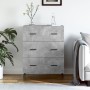 Aparador de madera de ingeniería gris hormigón 69,5x34x90 cm von , Sideboards - Ref: Foro24-827872, Preis: 98,24 €, Rabatt: %