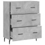 Aparador de madera de ingeniería gris hormigón 69,5x34x90 cm von , Sideboards - Ref: Foro24-827872, Preis: 98,24 €, Rabatt: %