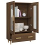 Aparador alto de madera contrachapada marrón roble 70x31x115 cm by , Sideboards - Ref: Foro24-817479, Price: 95,67 €, Discoun...