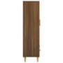 Aparador alto de madera contrachapada marrón roble 70x31x115 cm de , Aparadores - Ref: Foro24-817479, Precio: 95,67 €