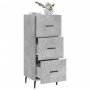 Aparador de madera contrachapada gris hormigón 34,5x34x90 cm von , Sideboards - Ref: Foro24-828624, Preis: 76,27 €, Rabatt: %