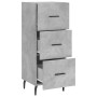 Aparador de madera contrachapada gris hormigón 34,5x34x90 cm von , Sideboards - Ref: Foro24-828624, Preis: 76,27 €, Rabatt: %