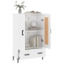 Aparador alto madera de ingeniería blanco brillo 69,5x31x115 cm von , Sideboards - Ref: Foro24-830326, Preis: 101,66 €, Rabat...