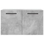 Armario de pared madera ingeniería gris hormigón 60x36,5x35 cm by , Lockers and storage cabinets - Ref: Foro24-830048, Price:...