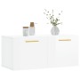 Armario de pared madera ingeniería blanco brillo 80x36,5x35 cm von , Schließfächer und Lagerschränke - Ref: Foro24-830062, Pr...
