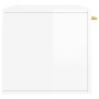 Armario de pared madera ingeniería blanco brillo 80x36,5x35 cm von , Schließfächer und Lagerschränke - Ref: Foro24-830062, Pr...
