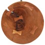 Mesa alta de troncos madera maciza de acacia Ø53x105 cm by , Kitchen and dining tables - Ref: Foro24-351792, Price: 148,20 €,...