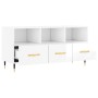 Mueble de TV madera contrachapada blanco brillo 102x36x50 cm von , TV-Möbel - Ref: Foro24-829014, Preis: 58,78 €, Rabatt: %