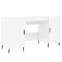 Escritorio madera contrachapada blanco brillante 140x50x75 cm de , Escritorios - Ref: Foro24-829566, Precio: 131,74 €, Descue...