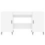 Escritorio madera contrachapada blanco brillante 140x50x75 cm de , Escritorios - Ref: Foro24-829566, Precio: 131,74 €, Descue...