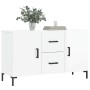 Aparador de madera de ingeniería blanco brillante 100x36x60 cm von , Sideboards - Ref: Foro24-828174, Preis: 108,27 €, Rabatt: %