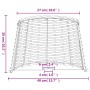 Pantalla para lámpara mimbre marrón Ø40x26 cm von , Lampenschirme - Ref: Foro24-364393, Preis: 51,21 €, Rabatt: %