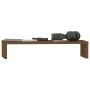 Soporte de monitor madera maciza pino marrón miel 50x27x10 cm by , Computer bases and risers - Ref: Foro24-813947, Price: 26,...