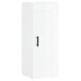 Armario de pared madera ingeniería blanco brillo 34,5x34x90 cm by , Sideboards - Ref: Foro24-830510, Price: 54,30 €, Discount: %