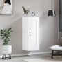 Armario de pared madera ingeniería blanco brillo 34,5x34x90 cm de , Aparadores - Ref: Foro24-830510, Precio: 54,30 €