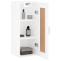 Armario de pared madera ingeniería blanco brillo 34,5x34x90 cm by , Sideboards - Ref: Foro24-830510, Price: 54,30 €, Discount: %