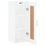 Armario de pared madera ingeniería blanco brillo 34,5x34x90 cm by , Sideboards - Ref: Foro24-830510, Price: 54,30 €, Discount: %
