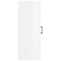 Armario de pared madera ingeniería blanco brillo 34,5x34x90 cm by , Sideboards - Ref: Foro24-830510, Price: 54,30 €, Discount: %