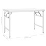 Klappbarer Küchenarbeitstisch aus Edelstahl 120x60x80 cm von vidaXL, Wiederherstellung - Ref: Foro24-326158, Preis: 194,81 €,...