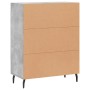 Aparador de madera de ingeniería gris hormigón 69,5x34x90 cm von , Sideboards - Ref: Foro24-830216, Preis: 86,10 €, Rabatt: %