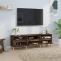 Mueble de TV madera contrachapada roble ahumado 150x30x44,5 cm von , TV-Möbel - Ref: Foro24-831914, Preis: 94,27 €, Rabatt: %