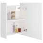 Armario con espejo de baño madera contrachapada 62,5x20,5x64 cm de vidaXL, Tocadores de baño - Ref: Foro24-803308, Precio: 64...