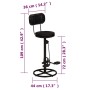 Taburetes de cocina 2 uds piel de cabra auténtica negro von , Küchenhocker - Ref: Foro24-338216, Preis: 229,63 €, Rabatt: %