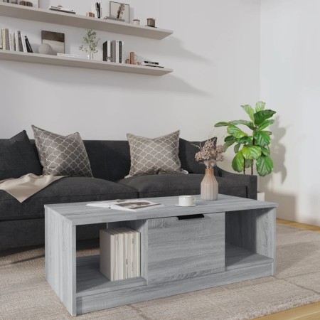 Mesa de centro madera de ingeniería gris Sonoma 102x50x36 cm von , Couchtisch - Ref: Foro24-817079, Preis: 75,90 €, Rabatt: %