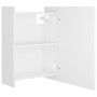 Armario con espejo de baño madera contrachapada 62,5x20,5x64 cm de vidaXL, Tocadores de baño - Ref: Foro24-803308, Precio: 64...