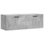 Armario de pared madera ingeniería gris hormigón 100x36,5x35 cm von , Schließfächer und Lagerschränke - Ref: Foro24-830144, P...