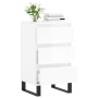 Aparador madera de ingeniería blanco brillante 40x35x70 cm de , Aparadores - Ref: Foro24-831102, Precio: 71,23 €