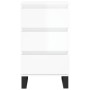 Aparador madera de ingeniería blanco brillante 40x35x70 cm von , Sideboards - Ref: Foro24-831102, Preis: 71,31 €, Rabatt: %