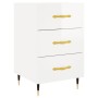 Mesita de noche madera de ingeniería blanco brillo 40x40x66 cm von , Nachttische - Ref: Foro24-827638, Preis: 93,29 €, Rabatt: %