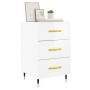 Mesita de noche madera de ingeniería blanco brillo 40x40x66 cm von , Nachttische - Ref: Foro24-827638, Preis: 93,29 €, Rabatt: %