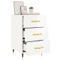 Mesita de noche madera de ingeniería blanco brillo 40x40x66 cm von , Nachttische - Ref: Foro24-827638, Preis: 93,29 €, Rabatt: %