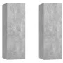 TV-Möbel 2 Stück betongraues Sperrholz 30,5x30x90 cm von vidaXL, TV-Möbel - Ref: Foro24-803353, Preis: 103,85 €, Rabatt: %