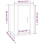 Set de muebles de TV 5 pzas madera contrachapada roble ahumado von , TV-Möbel - Ref: Foro24-3188779, Preis: 213,94 €, Rabatt: %