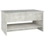 Mesa de centro madera contrachapada gris hormigón 80x50x40 cm von , Couchtisch - Ref: Foro24-809660, Preis: 89,21 €, Rabatt: %
