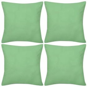 4 fundas verde manzana para cojines de algodón, 40 x 40 cm von , Kissen - Ref: Foro24-130925, Preis: 23,63 €, Rabatt: %