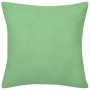 4 fundas verde manzana para cojines de algodón, 40 x 40 cm by , Cushions - Ref: Foro24-130925, Price: 23,78 €, Discount: %
