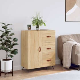 Aparador de madera de ingeniería roble Sonoma 69,5x34x90 cm von , Sideboards - Ref: Foro24-827887, Preis: 66,26 €, Rabatt: %
