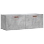 Armario de pared madera ingeniería gris hormigón 100x36,5x35 cm von , Schließfächer und Lagerschränke - Ref: Foro24-830112, P...