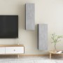 TV-Möbel 2 Stück betongraues Sperrholz 30,5x30x90 cm von vidaXL, TV-Möbel - Ref: Foro24-803353, Preis: 106,12 €, Rabatt: %