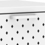Mesita de noche de acero blanca 38x35x54 cm de , Mesitas de noche - Ref: Foro24-335887, Precio: 71,08 €, Descuento: %