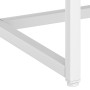 Mesita de noche de acero blanca 38x35x54 cm de , Mesitas de noche - Ref: Foro24-335887, Precio: 71,08 €, Descuento: %